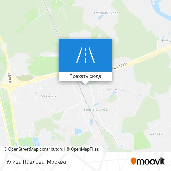 Карта Улица Павлова