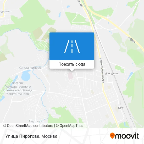 Карта Улица Пирогова