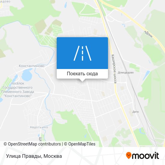 Карта Улица Правды