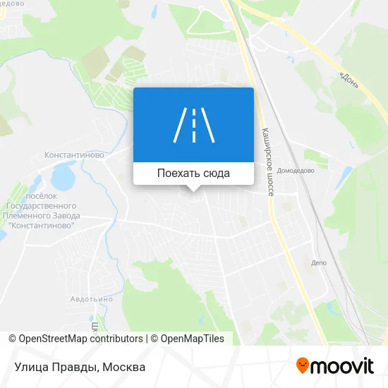 Карта Улица Правды