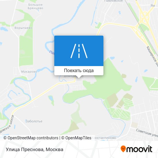 Карта Улица Преснова
