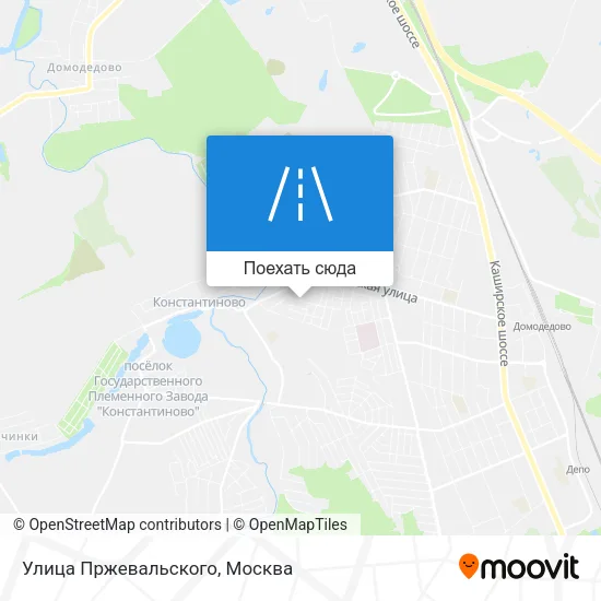 Карта Улица Пржевальского
