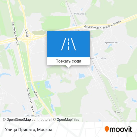 Карта Улица Привато