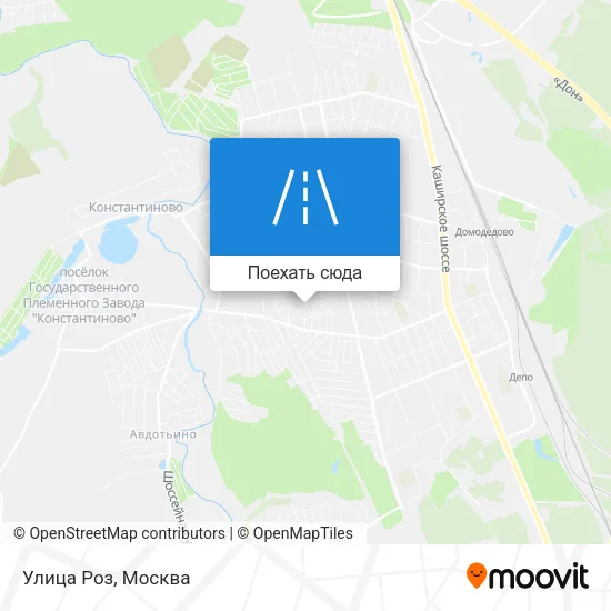 Карта Улица Роз