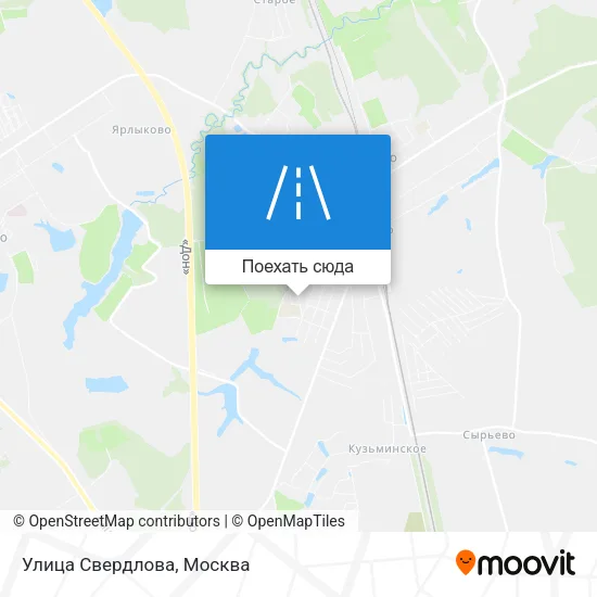 Карта Улица Свердлова