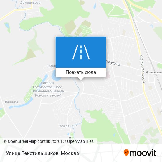 Карта Улица Текстильщиков