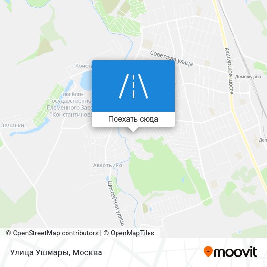 Карта Улица Ушмары