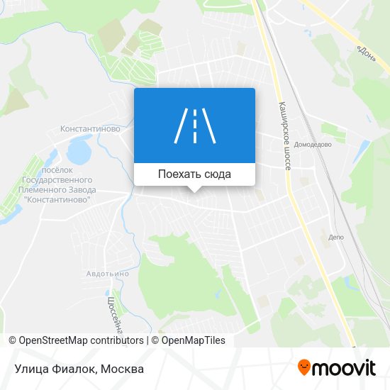 Карта Улица Фиалок