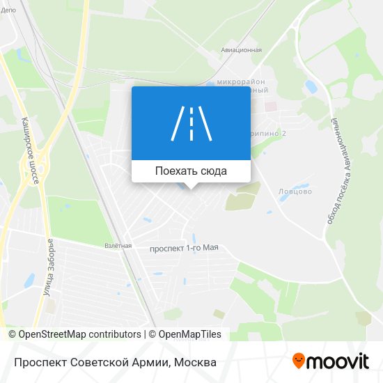 Карта Проспект Советской Армии