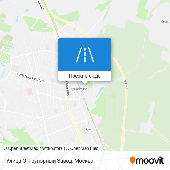Карта Улица Огнеупорный Завод
