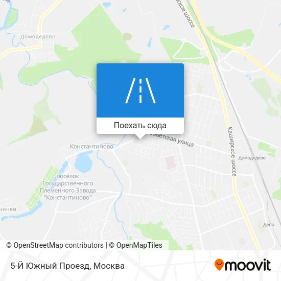 Карта 5-Й Южный Проезд