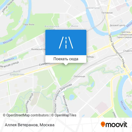 Карта Аллея Ветеранов