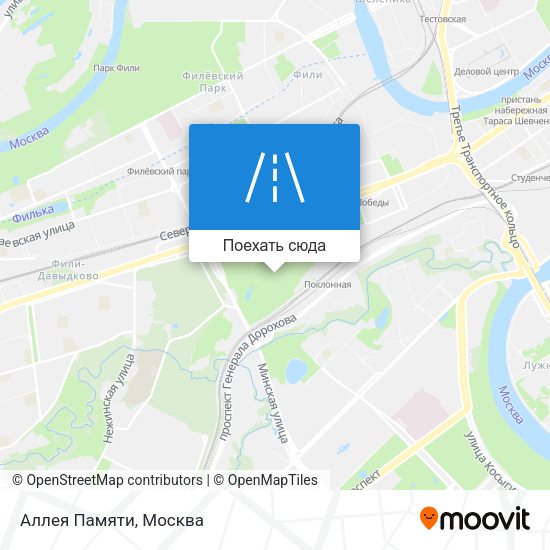 Карта Аллея Памяти