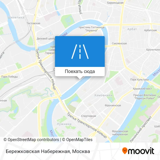 Карта Бережковская Набережная
