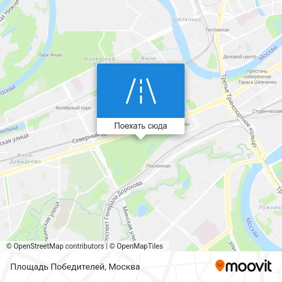 Карта Площадь Победителей