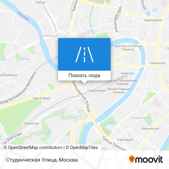 Карта Студенческая Улица