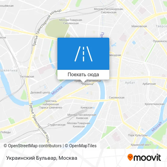 Карта Украинский Бульвар
