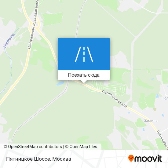 Карта Пятницкое Шоссе