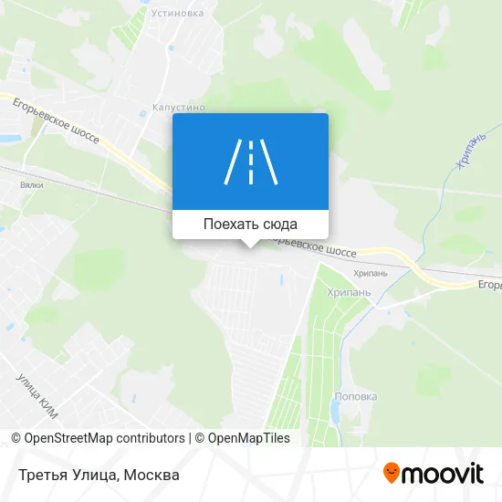 Карта Третья Улица