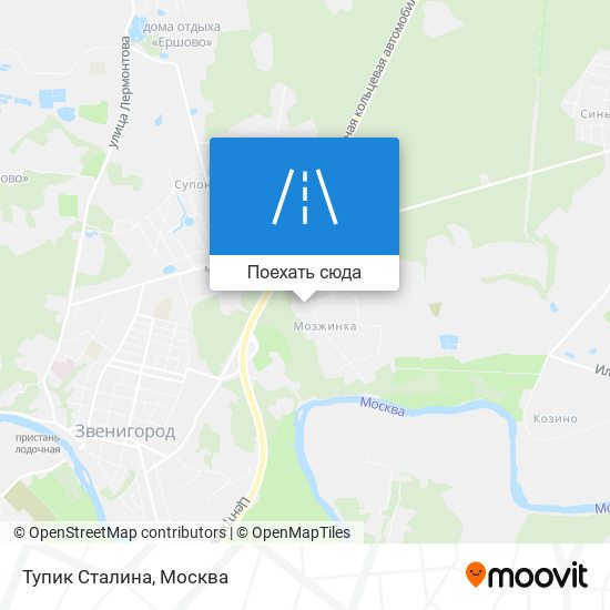 Карта Тупик Сталина