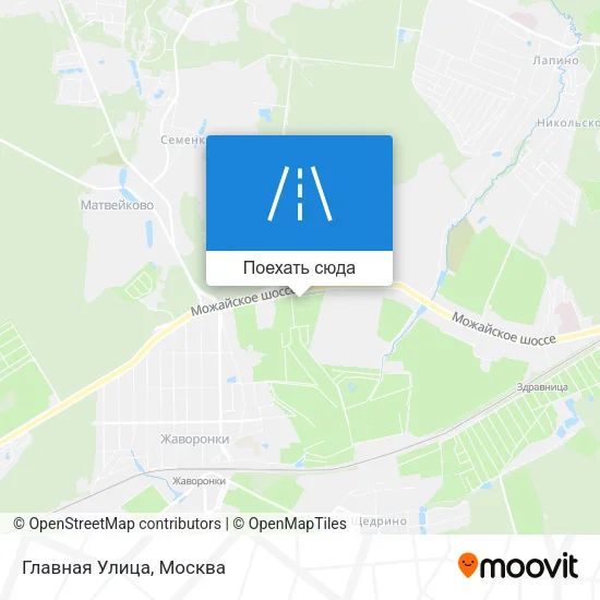 Карта Главная Улица