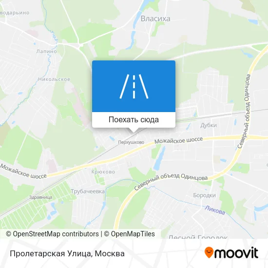 Карта Пролетарская Улица