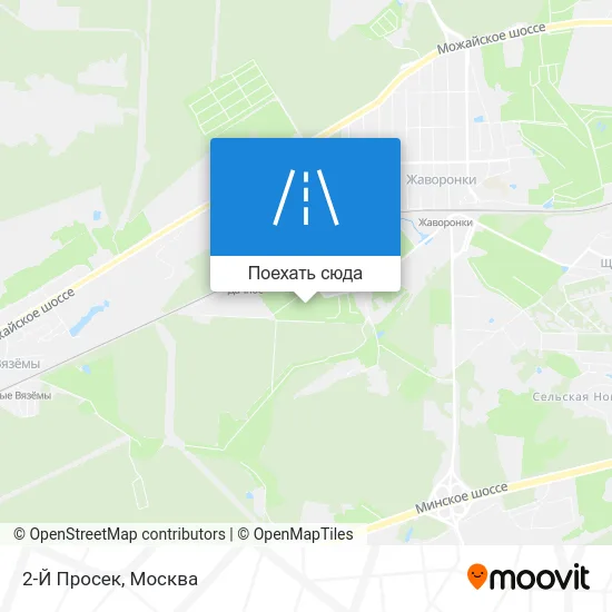 Карта 2-Й Просек