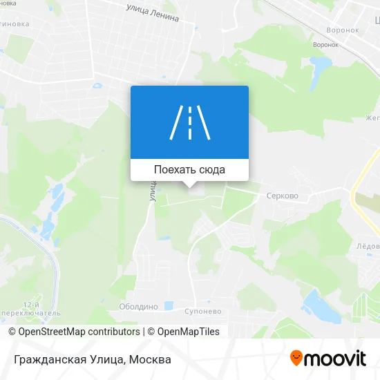 Карта Гражданская Улица
