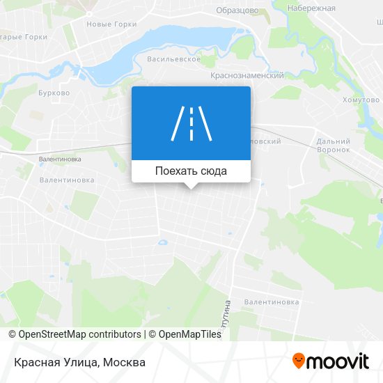 Карта Красная Улица