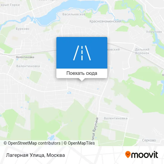 Карта Лагерная Улица