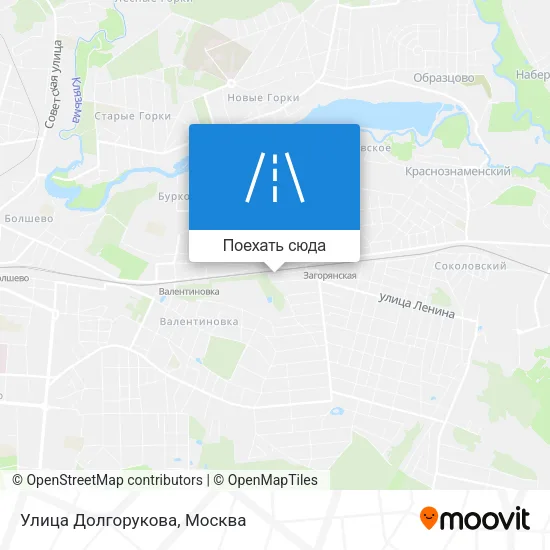 Карта Улица Долгорукова