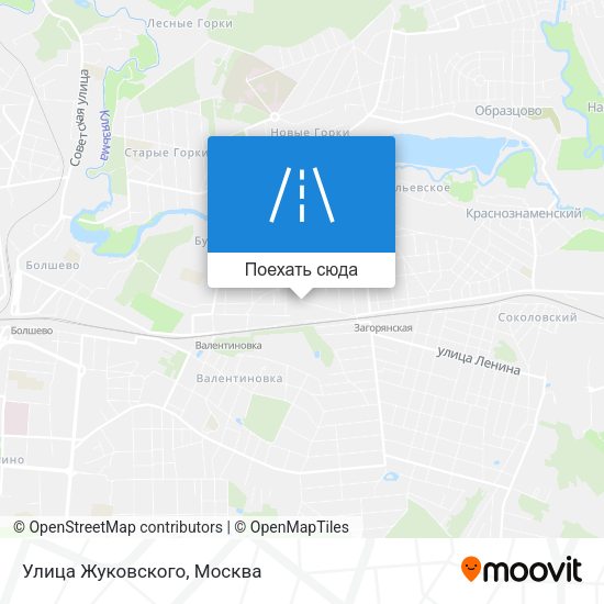 Карта Улица Жуковского