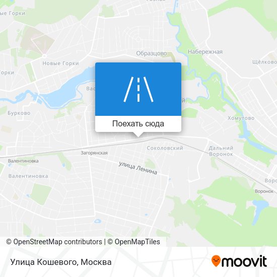 Карта Улица Кошевого