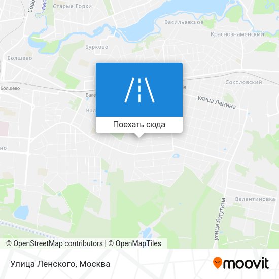 Карта Улица Ленского