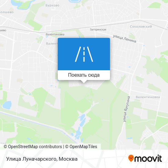 Карта Улица Луначарского