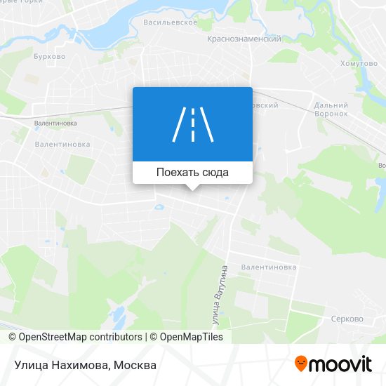 Карта Улица Нахимова