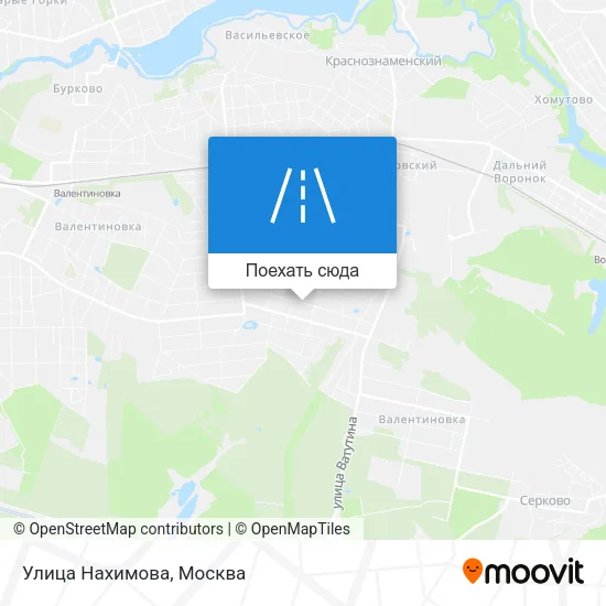 Карта Улица Нахимова