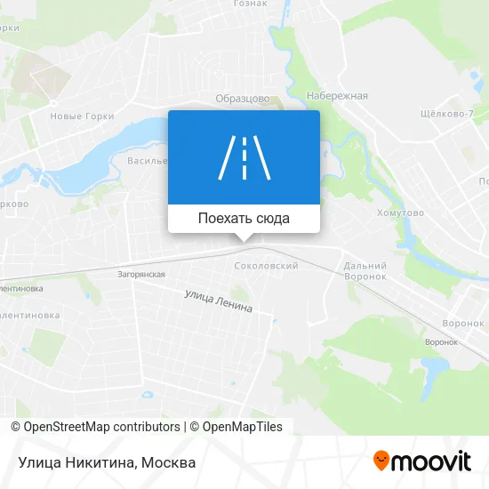 Карта Улица Никитина