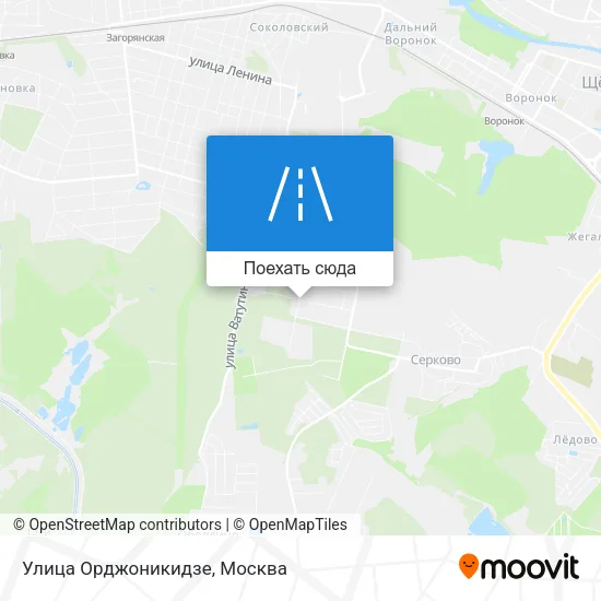 Карта Улица Орджоникидзе