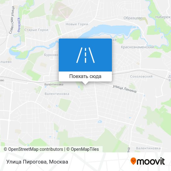 Карта Улица Пирогова