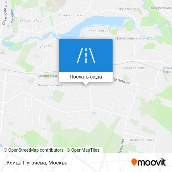 Карта Улица Пугачёва