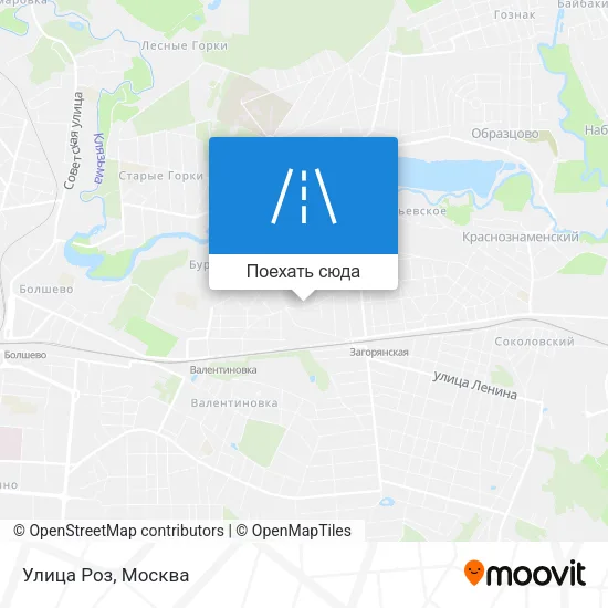 Карта Улица Роз