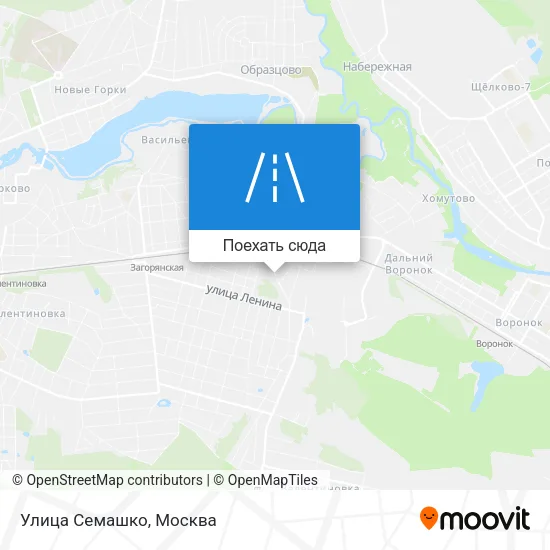 Карта Улица Семашко