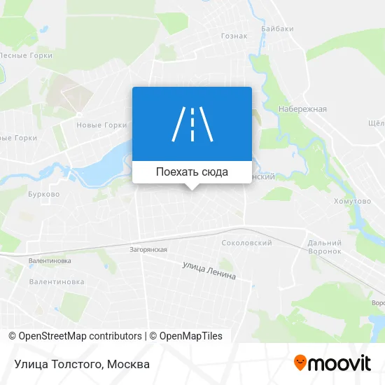 Карта Улица Толстого