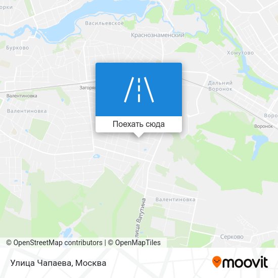 Карта Улица Чапаева