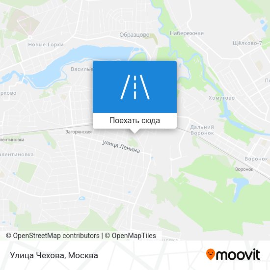 Карта Улица Чехова