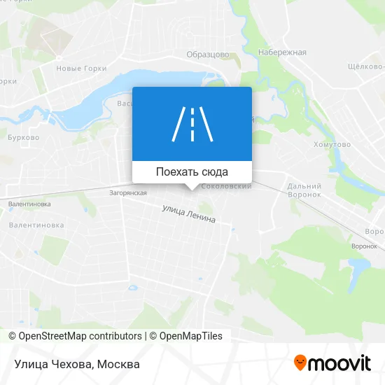 Карта Улица Чехова