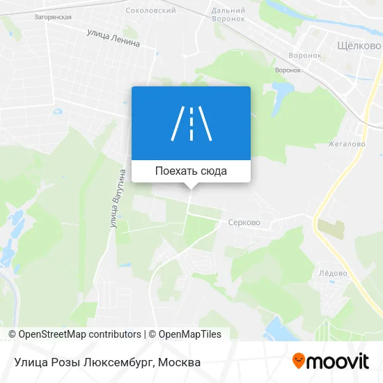 Карта Улица Розы Люксембург