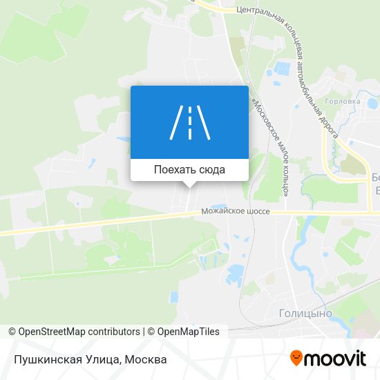 Карта Пушкинская Улица