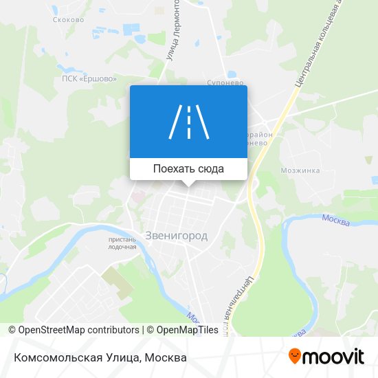 Карта Комсомольская Улица